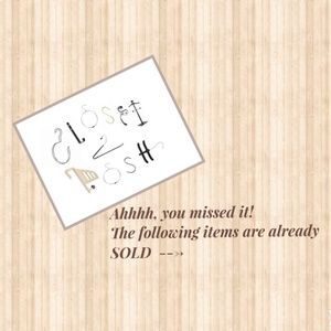Sold items